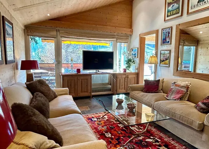 Swiss Alps Delight-cozy High Style Luxurious Flat * Gstaad