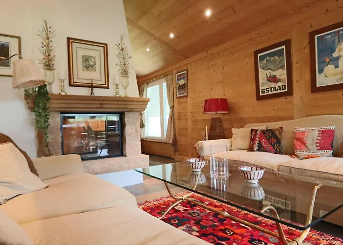 Swiss Alps Delight-cozy High Style Luxurious Flat Apartament Gstaad